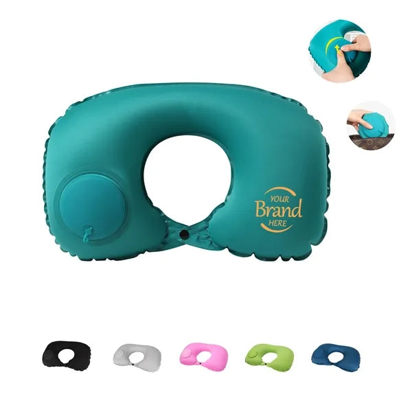 Foldable Inflatable Travel Neck Pillow