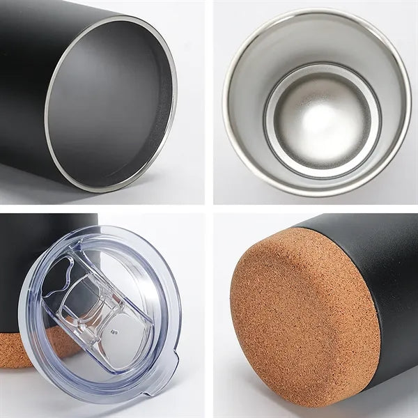 16 oz Cork Base Vacuum Insulated Tumbler