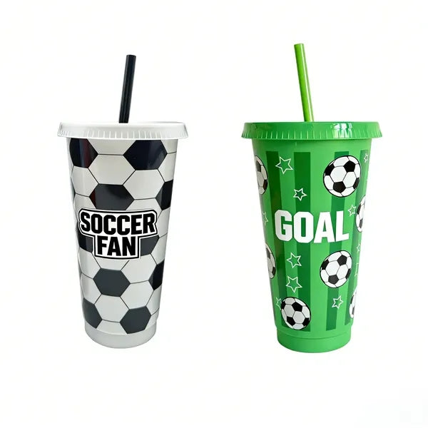 Soccer-Themed Party Cups