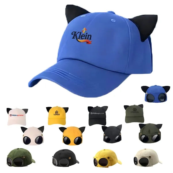 Logo Kids Cap Sunglasses Set Fashion Outdoor Gift