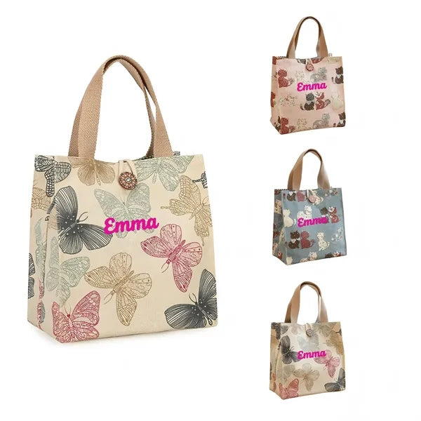 Japanese Style Fashion Canvas Tote Bag, Crossbody & Handbag