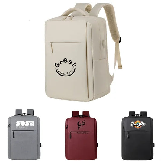 Logo Large Capacity Casual Sports Backpack - Oxford F