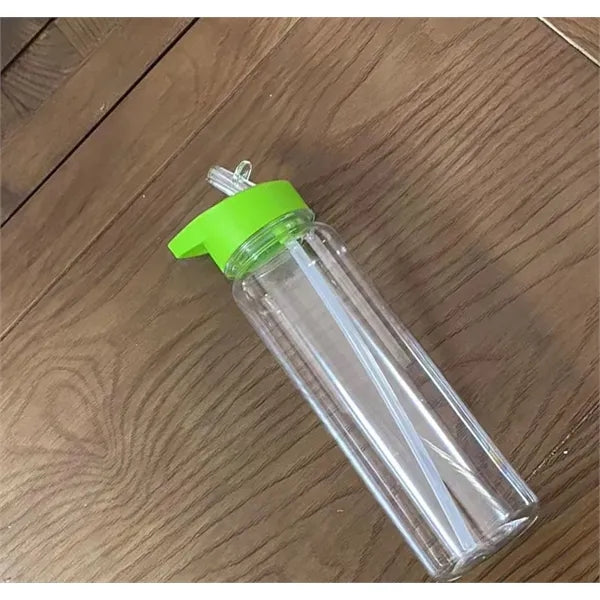 23oz Plastic Straw Bottle