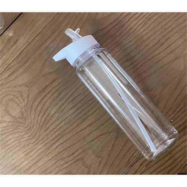 23oz Plastic Straw Bottle