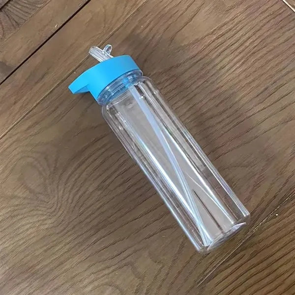 23oz Plastic Straw Bottle