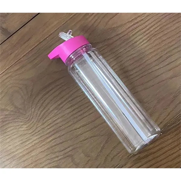 23oz Plastic Straw Bottle