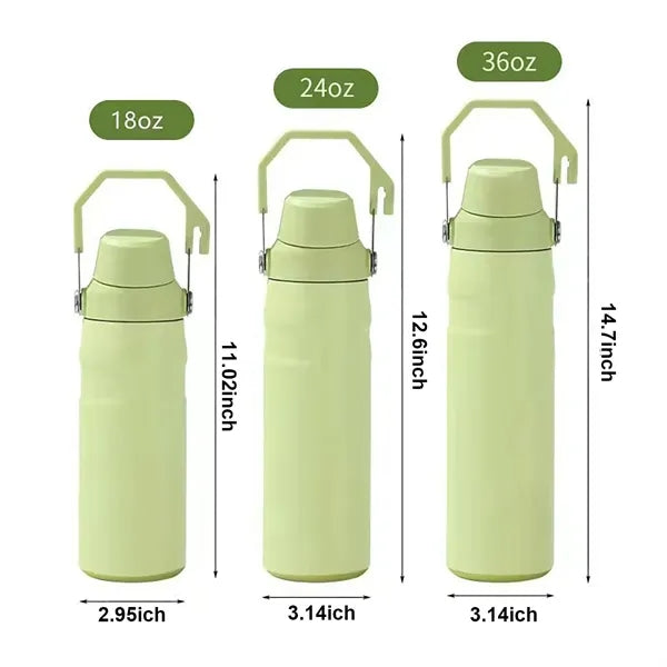 18oz Stainless Steel Spout Bottle