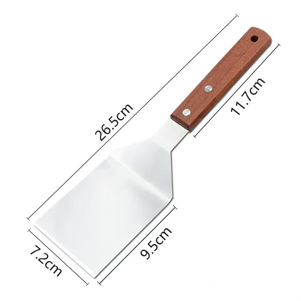 Stainless Steel Spatula with Wooden Handle