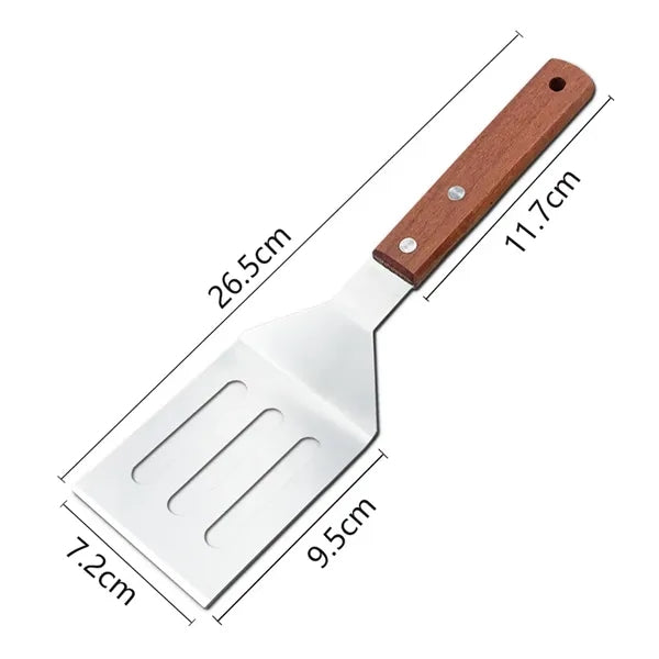 Stainless Steel Spatula with Wooden Handle
