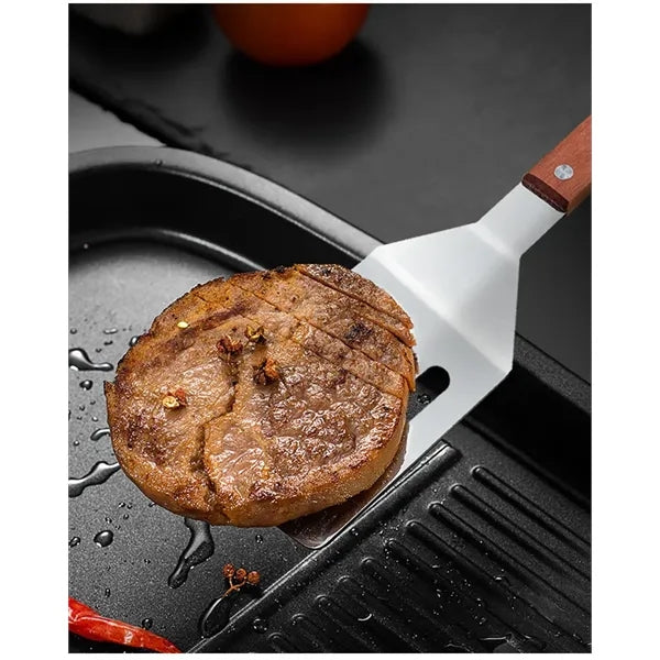 Stainless Steel Spatula with Wooden Handle