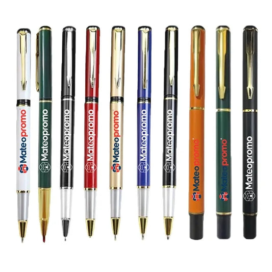 Logo Metal Multi Color Ballpoint Pen Business Gift