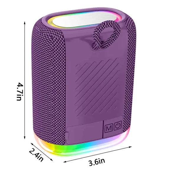 Outdoor Wireless Speaker with LED Light