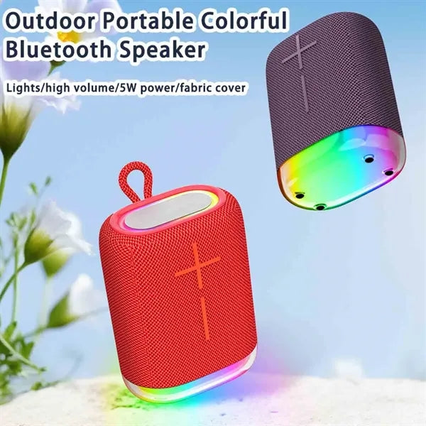 Outdoor Wireless Speaker with LED Light