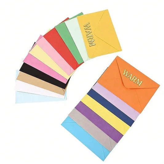Logo Colored Kraft Paper Envelope