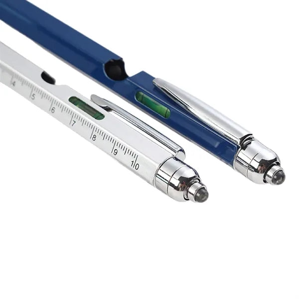 Metal Retractable Ruler Pen Hexagon Design for Office Gifts