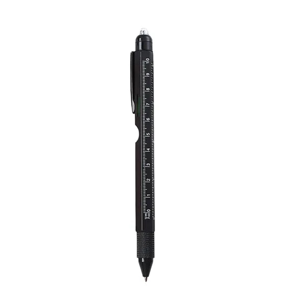 Metal Retractable Ruler Pen Hexagon Design for Office Gifts