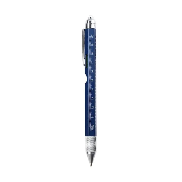 Metal Retractable Ruler Pen Hexagon Design for Office Gifts