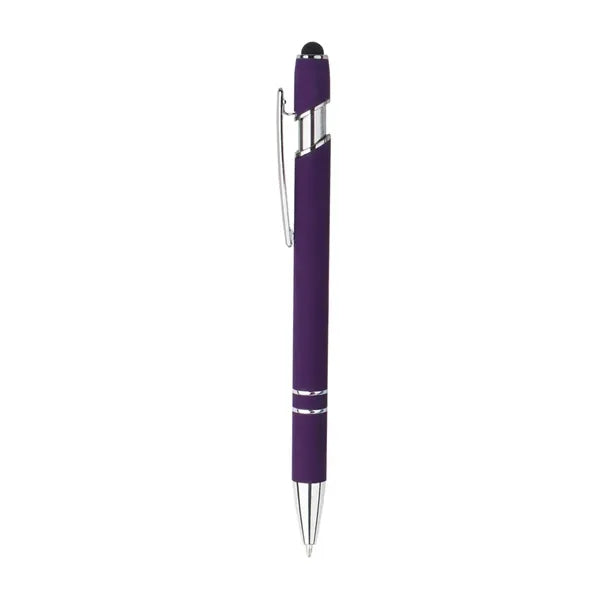 2-in-1 Stylus Retractable Ballpoint Pen