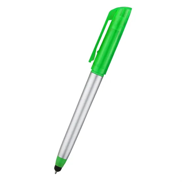 Multifunction Highlighter Ballpoint Stylus