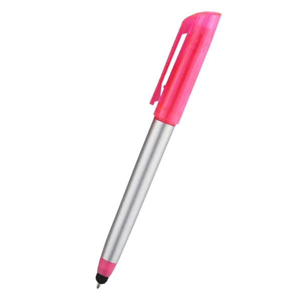 Multifunction Highlighter Ballpoint Stylus
