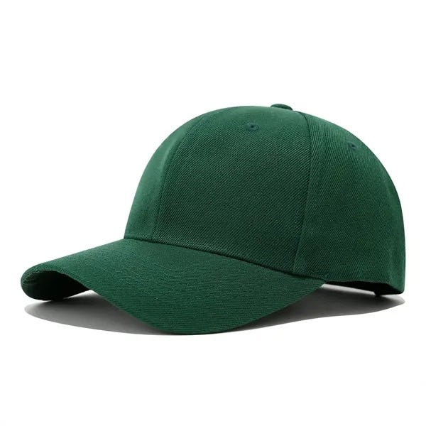Adjustable Baseball Cap Unisex Polyester Snapback Hat