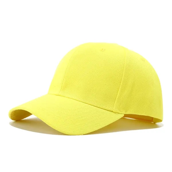 Adjustable Baseball Cap Unisex Polyester Snapback Hat