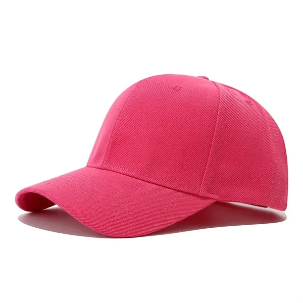 Adjustable Baseball Cap Unisex Polyester Snapback Hat