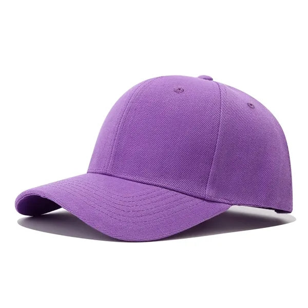 Adjustable Baseball Cap Unisex Polyester Snapback Hat