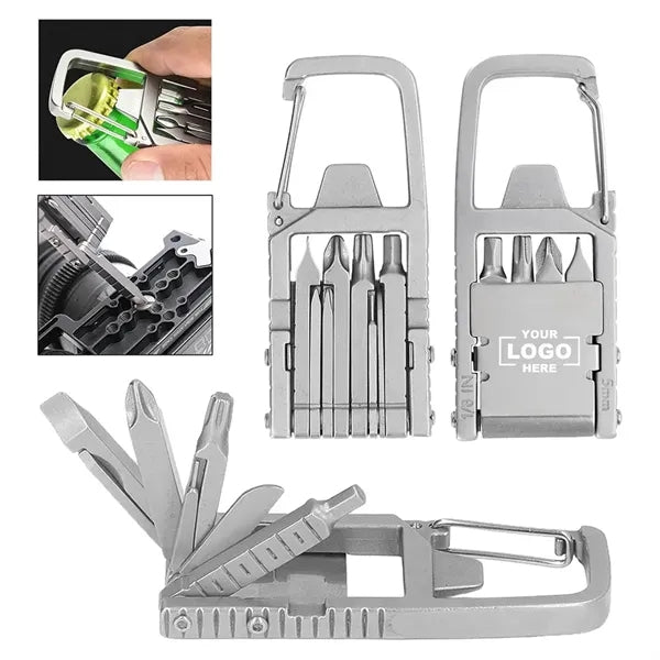 12 In 1 Stainless Steel Multi Tool Keychain