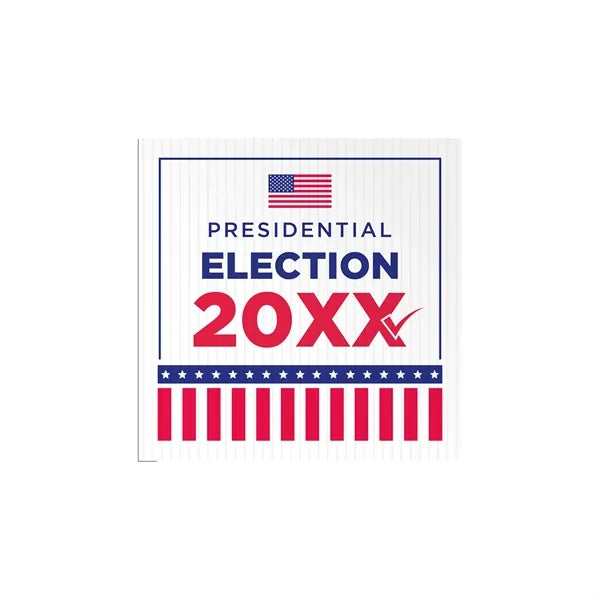 12x12 Custom Outdoor Yard Signs Presidential Election