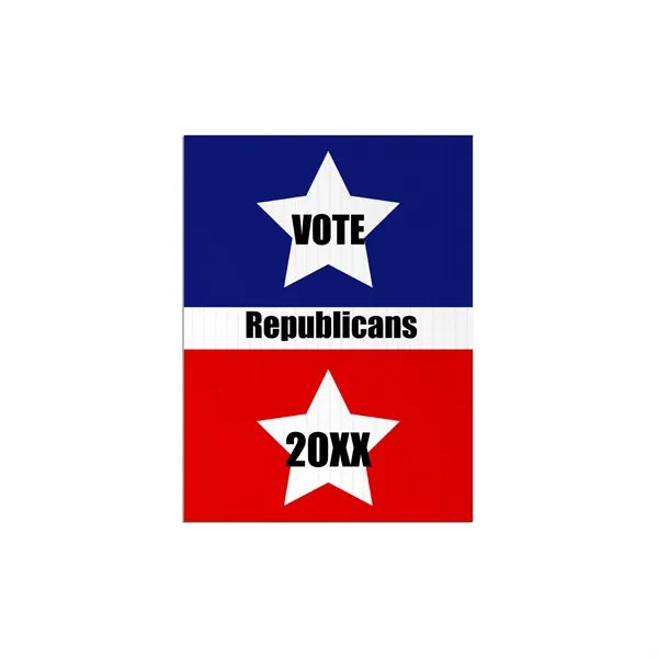 9x12 Custom Outdoor Yard Signs Republicans 20XX