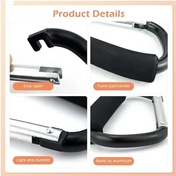 6.3" Large Stroller Clip