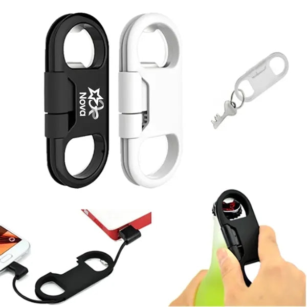 Keychain Bottle Opener Usb Charging Cord