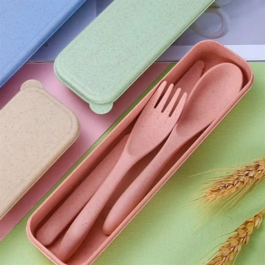 Travel Utensil Set with Case