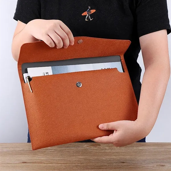 PU Leather A4 File Holder