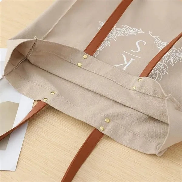 Cotton Compact Convention Shopping Canvas Tote Bag