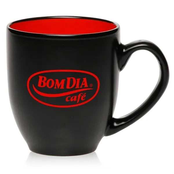 16 oz. Bistro Ceramic Mug - Color Coded Coffee Mugs