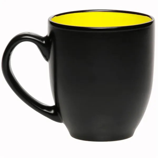 16 oz. Bistro Ceramic Mug - Color Coded Coffee Mugs