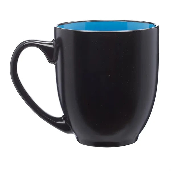 16 oz. Bistro Ceramic Mug - Color Coded Coffee Mugs