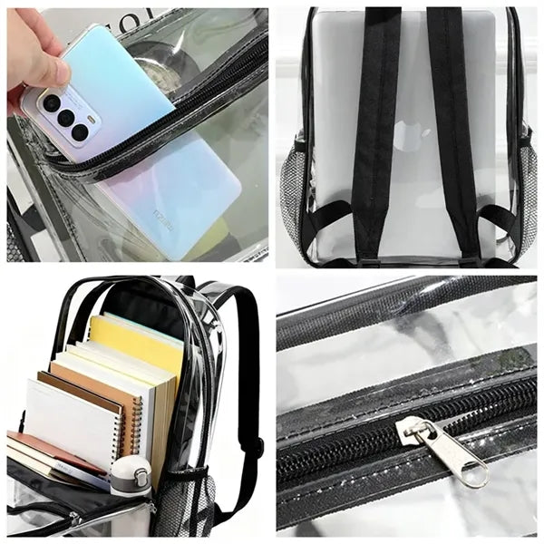 Clear Backpack Transparent Bookbag