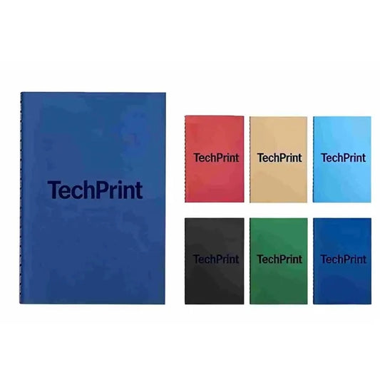 A5 Kraft Paper Notebook Thick Sewn Binding Custom Logo Engra