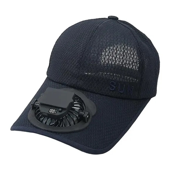 Solar Powered Fan Baseball Cap Beach Hats