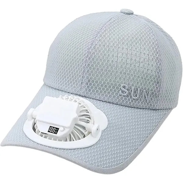 Solar Powered Fan Baseball Cap Beach Hats