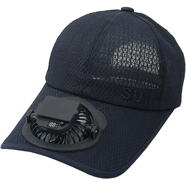 Solar Powered Fan Baseball Cap Beach Hats