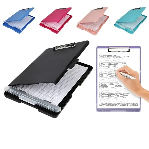Clipboard with Storage & Pen Holder