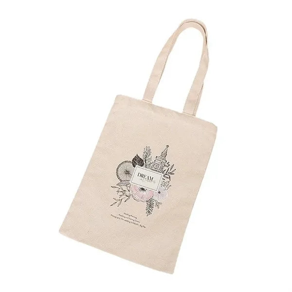 Canvas Large Capacity Advertising Shopping Bag