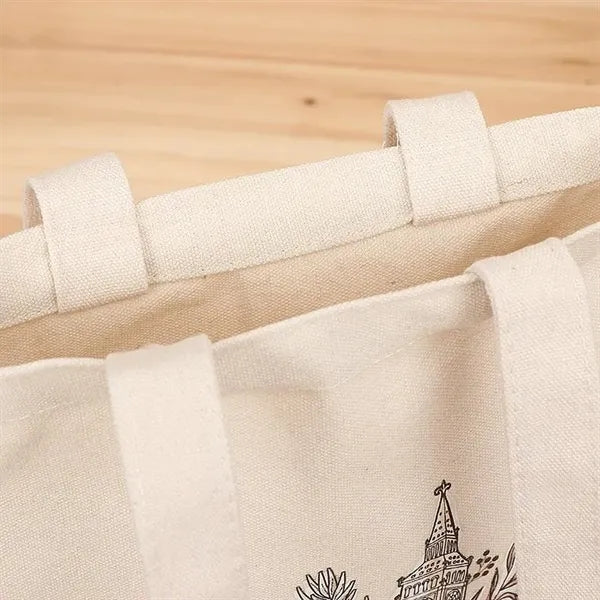 Canvas Large Capacity Advertising Shopping Bag