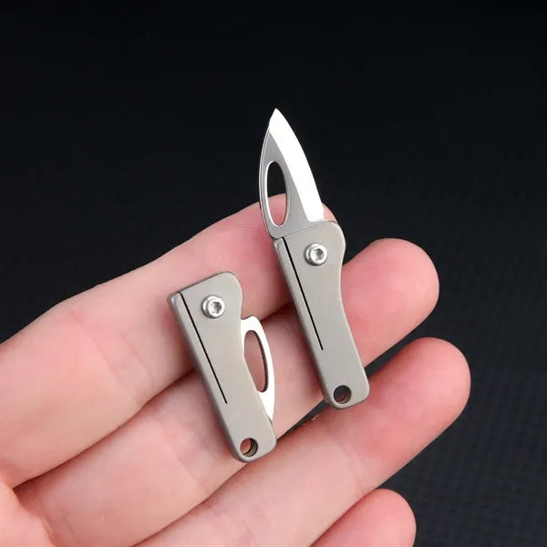 TC4 Standard Mini Folding Titanium Alloy Knife