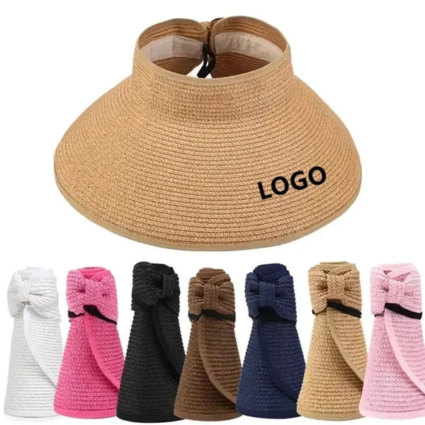 Foldable Straw Sun Visor Hats