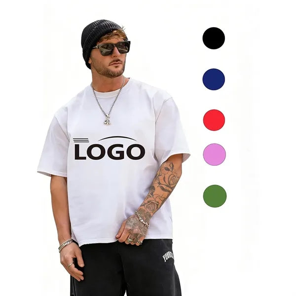 Unisex Quick-Dry Polyester Crew Neck T-Shirt for Summer